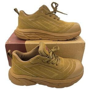 Avenger men’s k4 low composite toe suede tan work & safety shoes Size 7 medium
